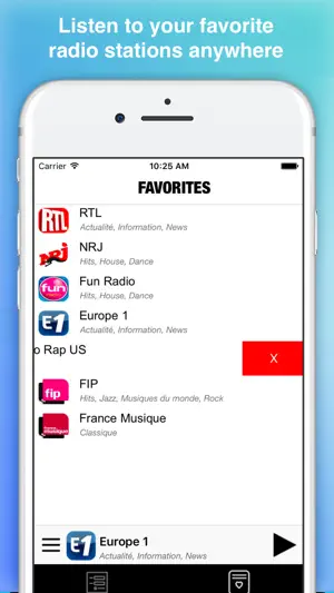 法国广播电台 : french radios FM截图2