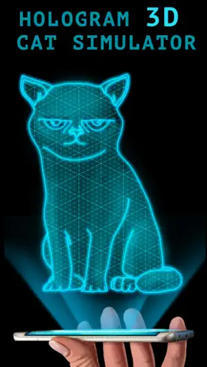 Hologram 3D Cat Simulator截图2