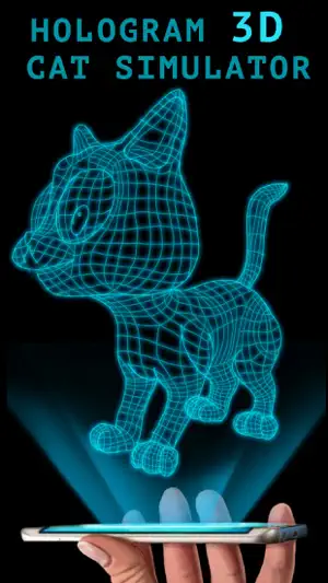 Hologram 3D Cat Simulator截图1