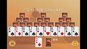 Tri Peaks Solitaire Redux截图2