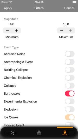 地震 - DataX Earthquake截图3