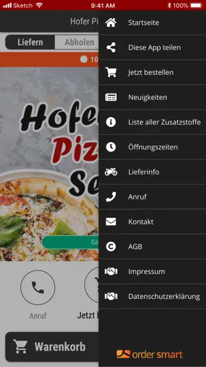 Hofer Pizzaservice截图2