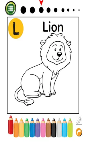 ABC Animals Coloring Book截图3