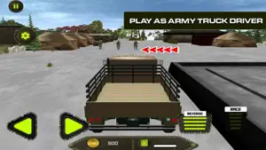 Army Cargo Truck Mission 3D截图1