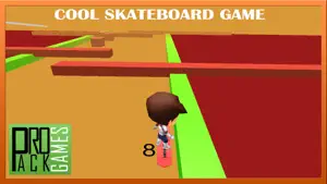 酷滑滑板游戏的孩子们：无人机滑板截图5