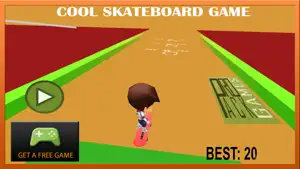 酷滑滑板游戏的孩子们：无人机滑板截图3